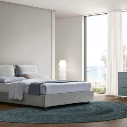 Letto imbottito Lola con contenitore di Maronese