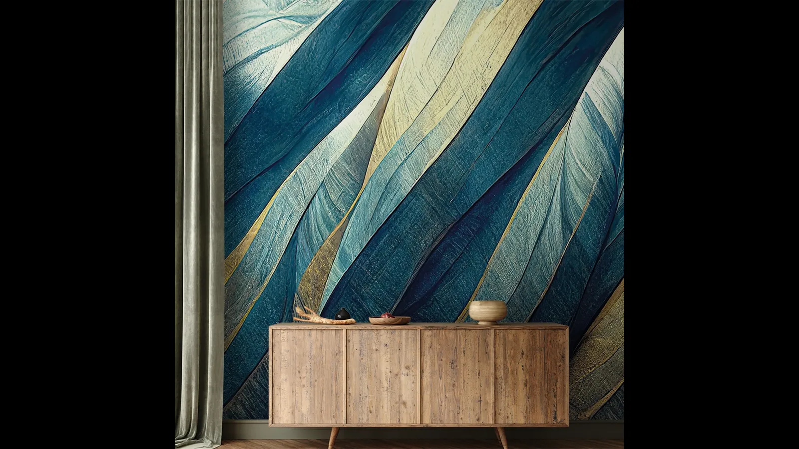 Carta da parati Gold Lines di Adriani e Rossi