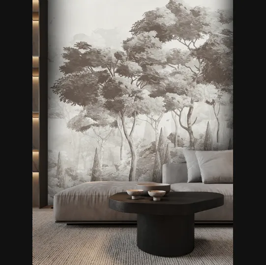 Carta da parati Wallpainting Tree di Adriani e Rossi