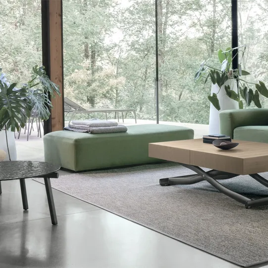 Tavolino trasformabile Dione Wood di Target Point