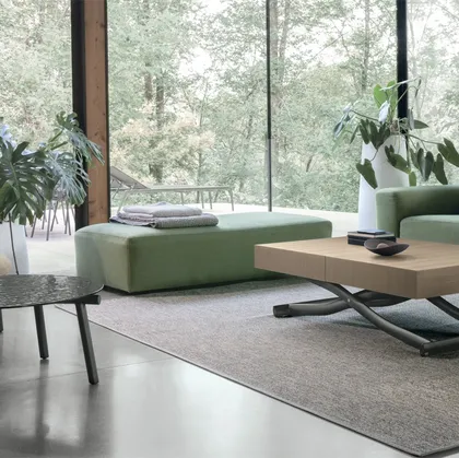 Tavolino trasformabile Dione Wood di Target Point