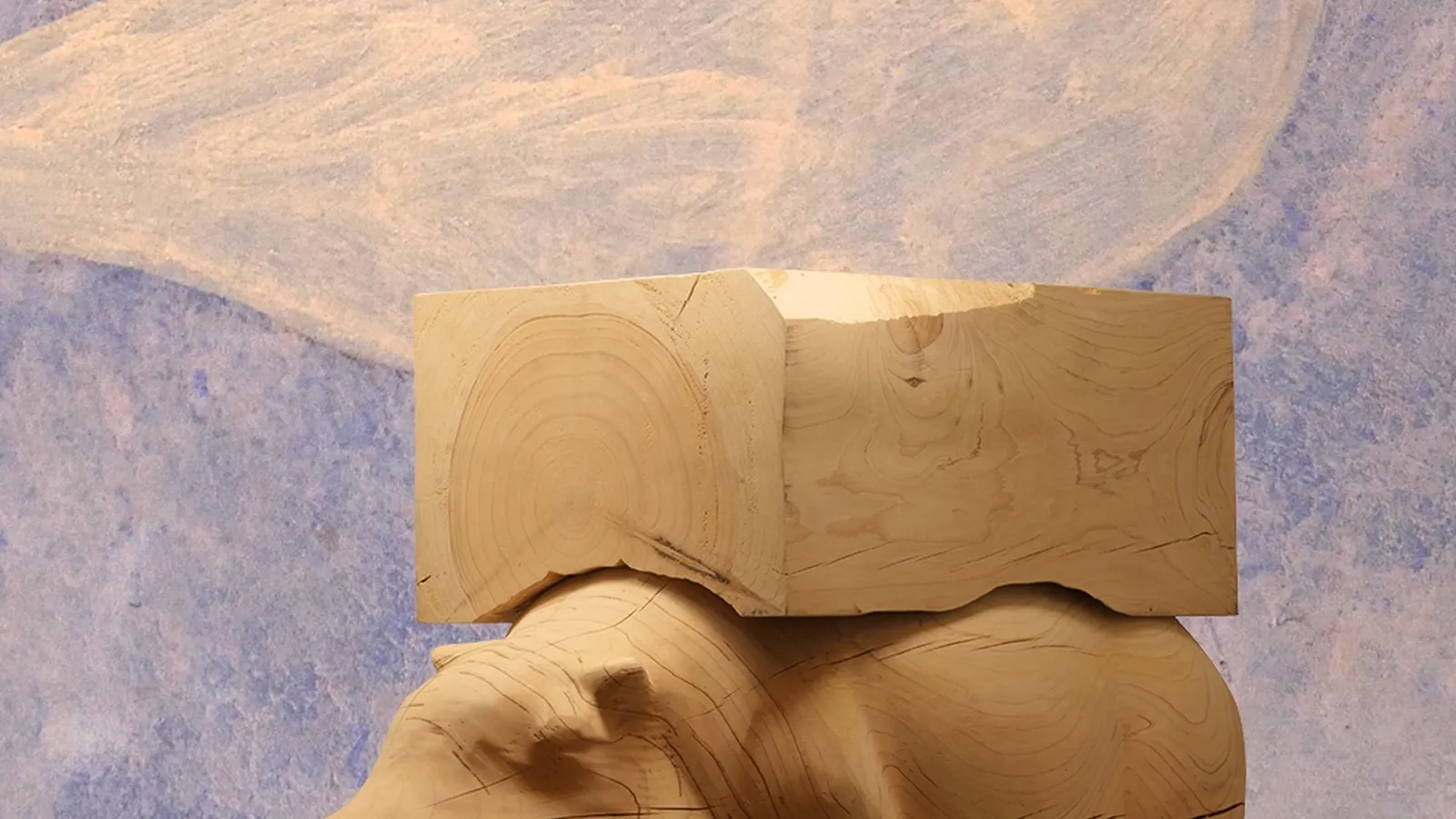 Pouf Hippo Wagon Wood in legno di Adriani e Rossi