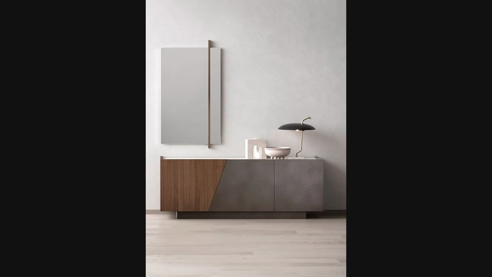 Specchiera P-Quadro di Fasolin
