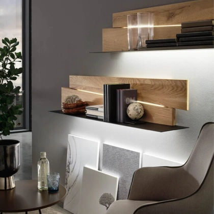 Mensola Scuderia in metallo e legno di Maronese