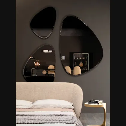 Specchio Stone Élite con bisellatura perimetrale di Tonin Casa