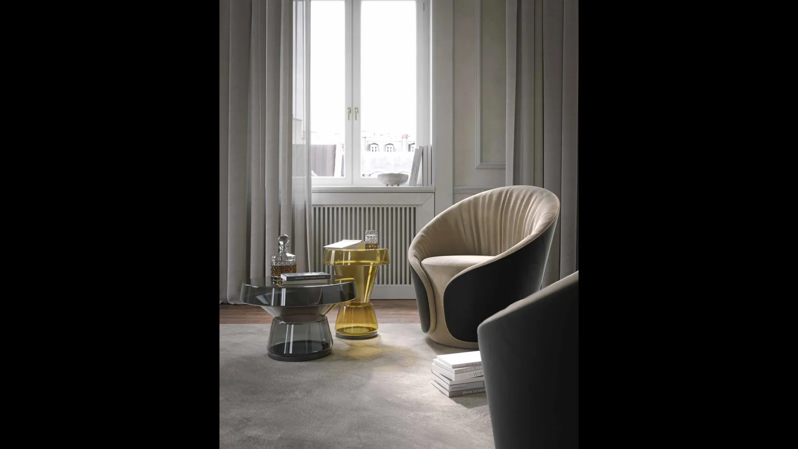 Tavolino Giudecca in vetro soffiato di Tonin Casa