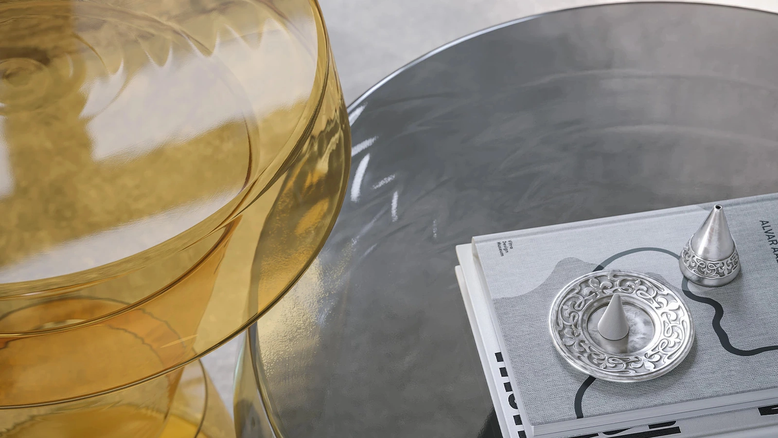 Tavolino Giudecca in vetro soffiato di Tonin Casa