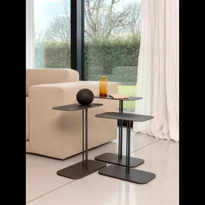 Tavolino Skyline in metallo di Tonin Casa