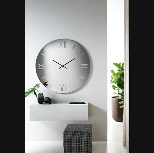 Orologio in vetro specchiato Time di Capodarte