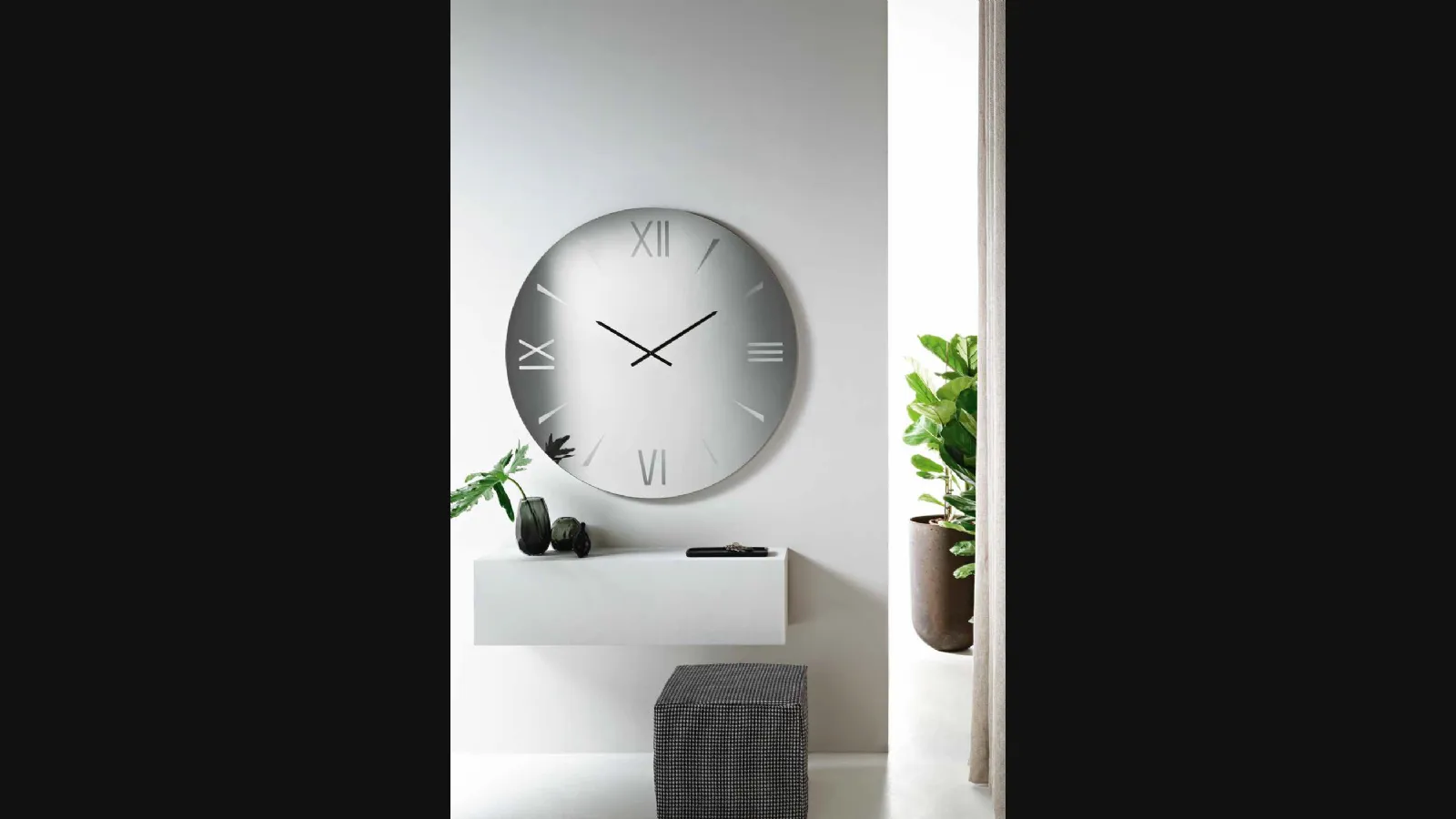 Orologio in vetro specchiato Time di Capodarte