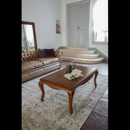 Tavolino classico Venusia in legno di Tonin Casa