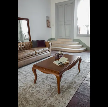 Tavolino classico Venusia in legno di Tonin Casa