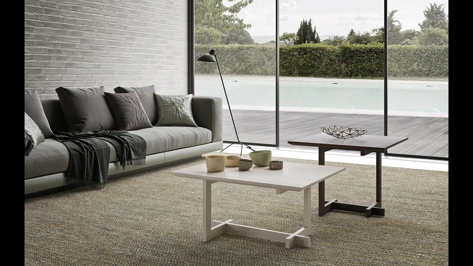 Tavolino Zen Horizon in legno di Mobilgam