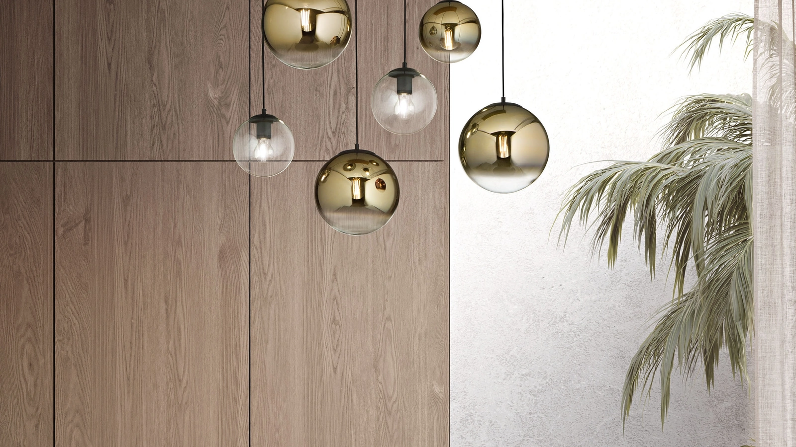 Lampada a sospensione Balu in vetro soffiato di Ondaluce