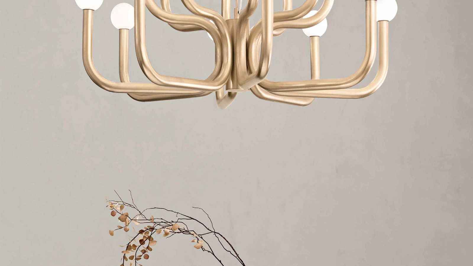 Lampada a sospensione Derby in metallo verniciato con sfere in vetro soffiato di Ondaluce