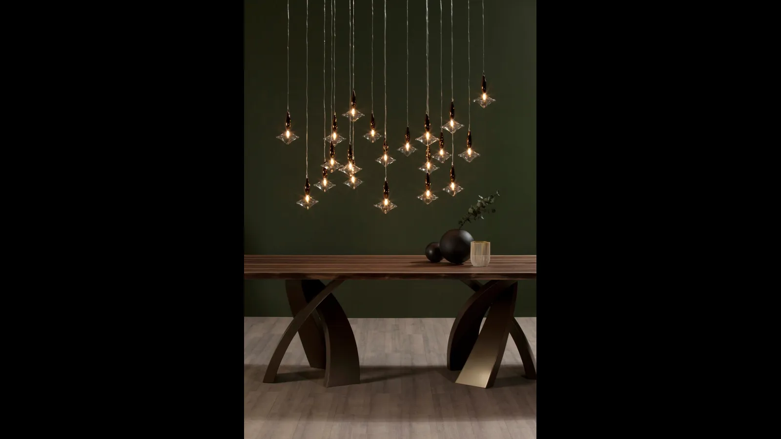 Lampada a sospensione Étoile in vetro di Tonin Casa