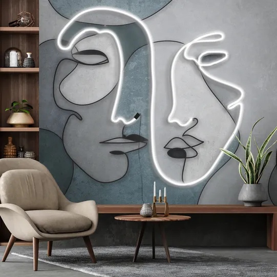 Lampada Flash a parete in materiale siliconico di Adriani e Rossi