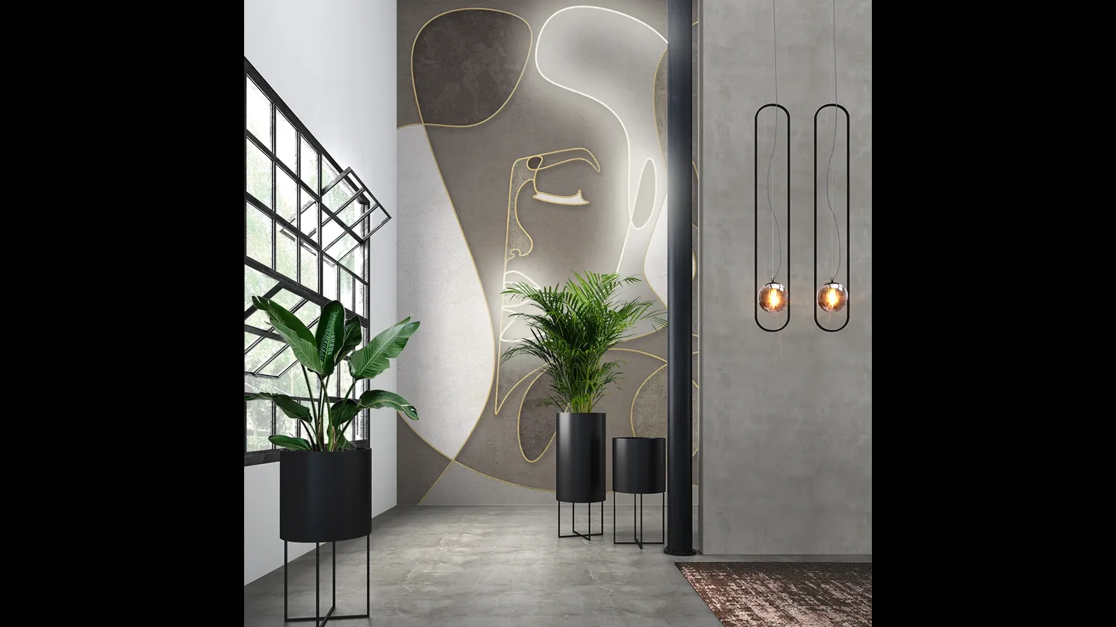 Lampada Flash a parete in materiale siliconico di Adriani e Rossi