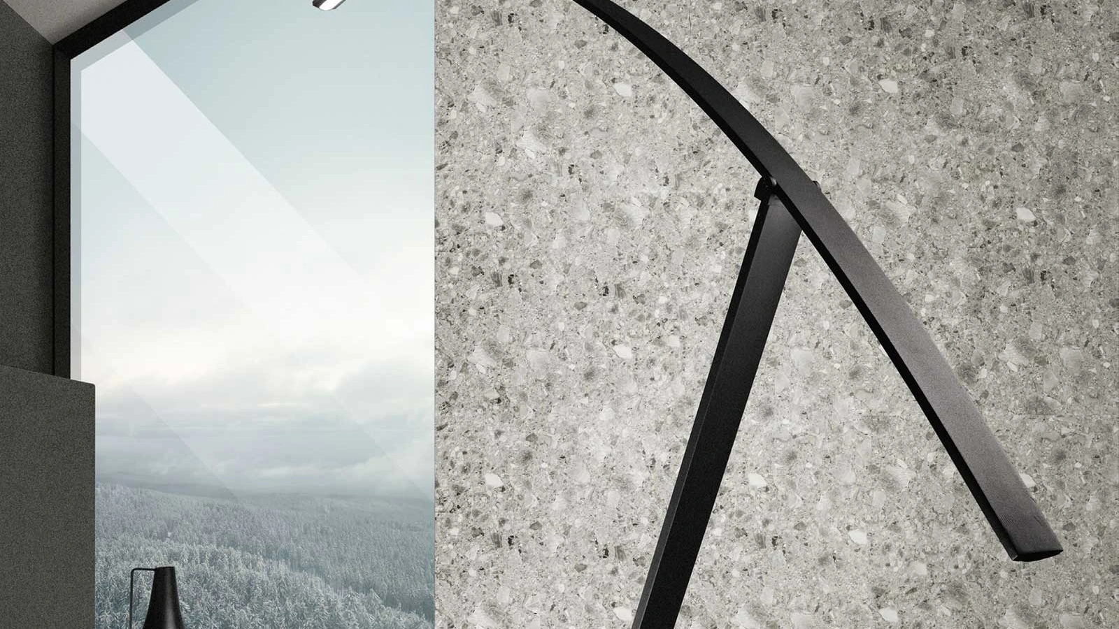 Lampada da terra Folaga di Ondaluce