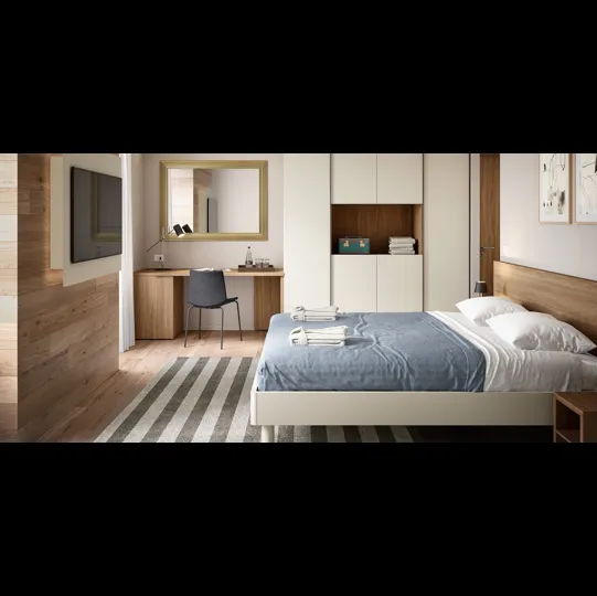 Armadio con anta battente pieghevole 11A in melaminico di Cinquanta3