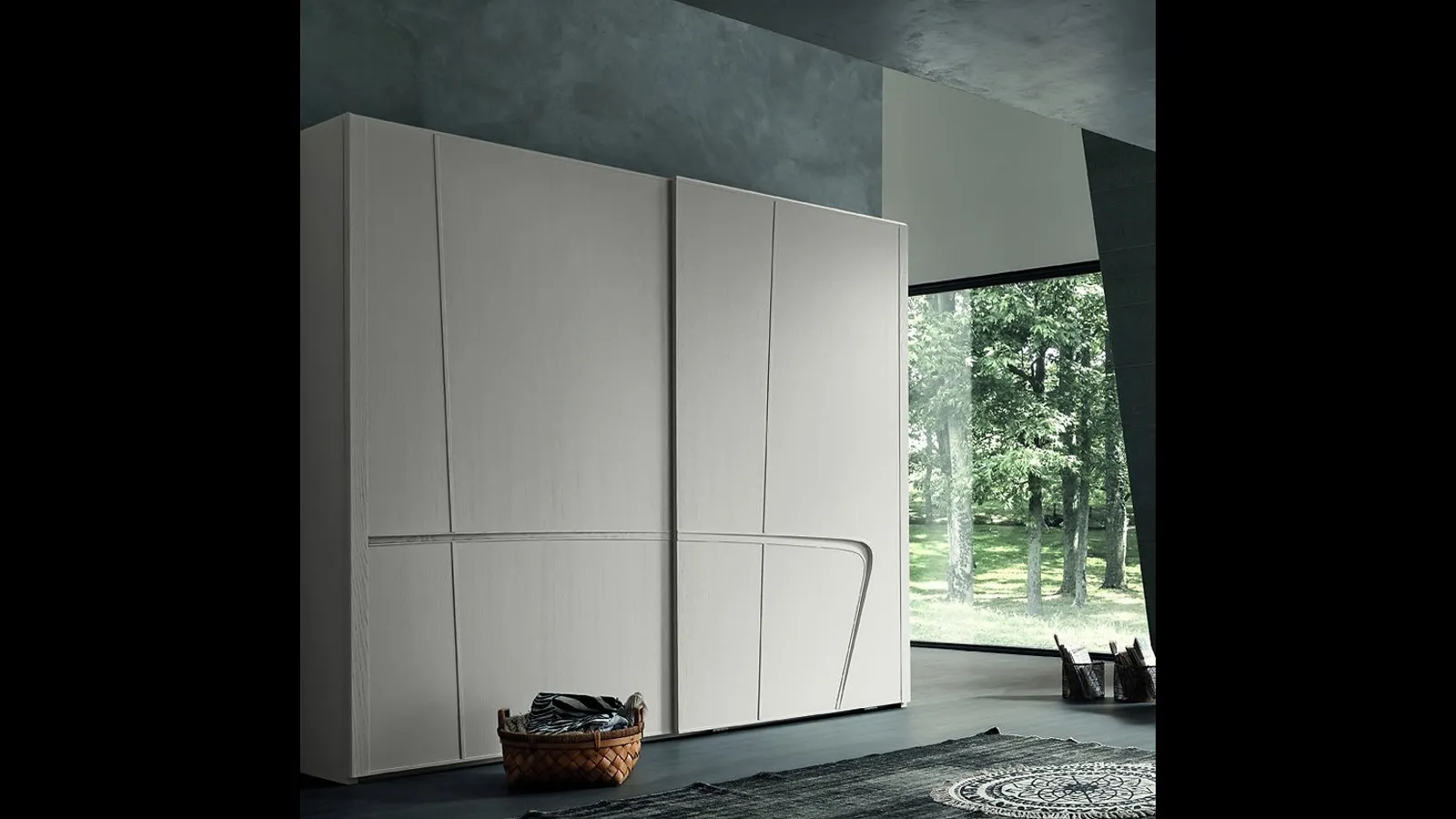 Armadio con ante scorrevoli Desi di Fasolin