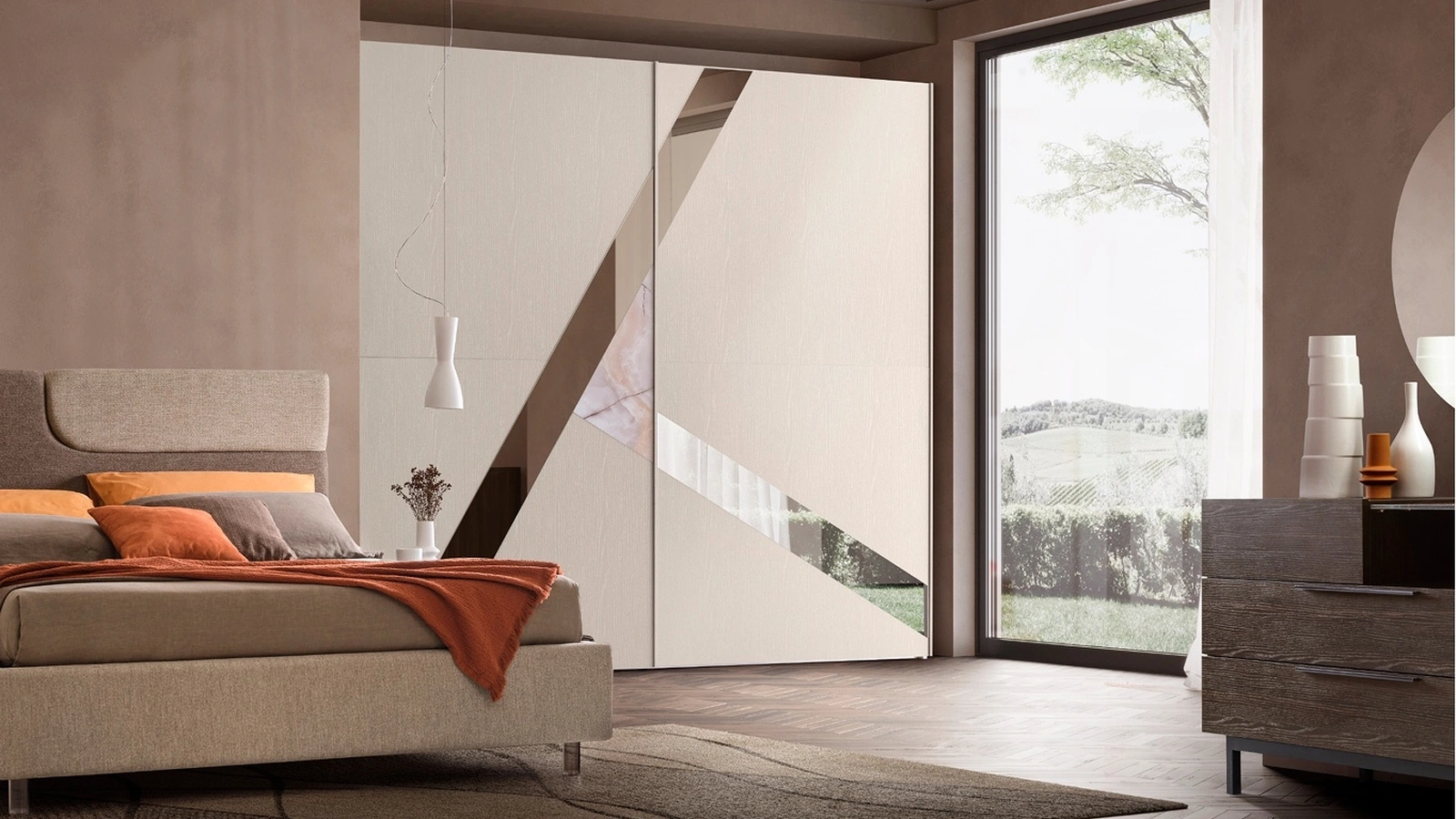 Armadio con ante scorrevoli Giglio di RTL Mobili