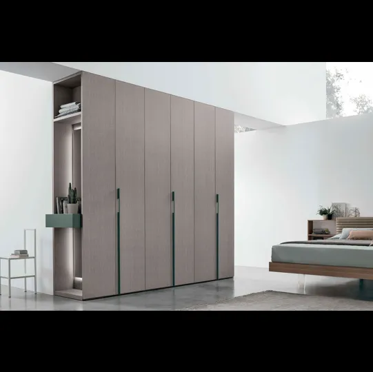 Armadio Vano a giorno terminale in materico Alpaca di Tomasella