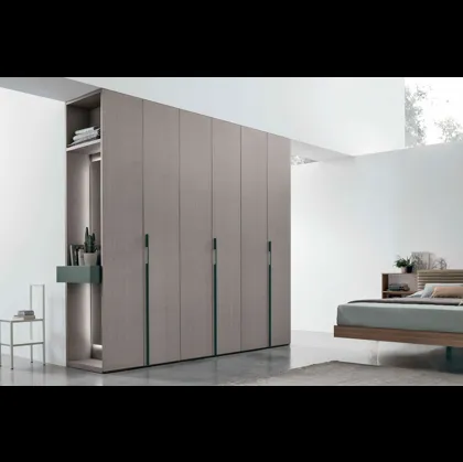 Armadio Vano a giorno terminale in materico Alpaca di Tomasella
