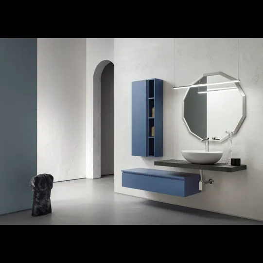 Mobile da Bagno in nobilitato laccato opaco B-GO BG018 di Compab