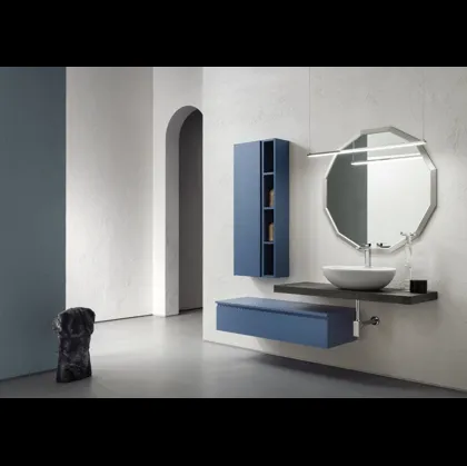 Mobile da Bagno in nobilitato laccato opaco B-GO BG018 di Compab