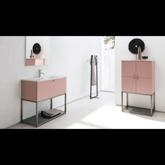 Mobile Bagno da appoggio in laccato opaco B201 BD015 di Compab