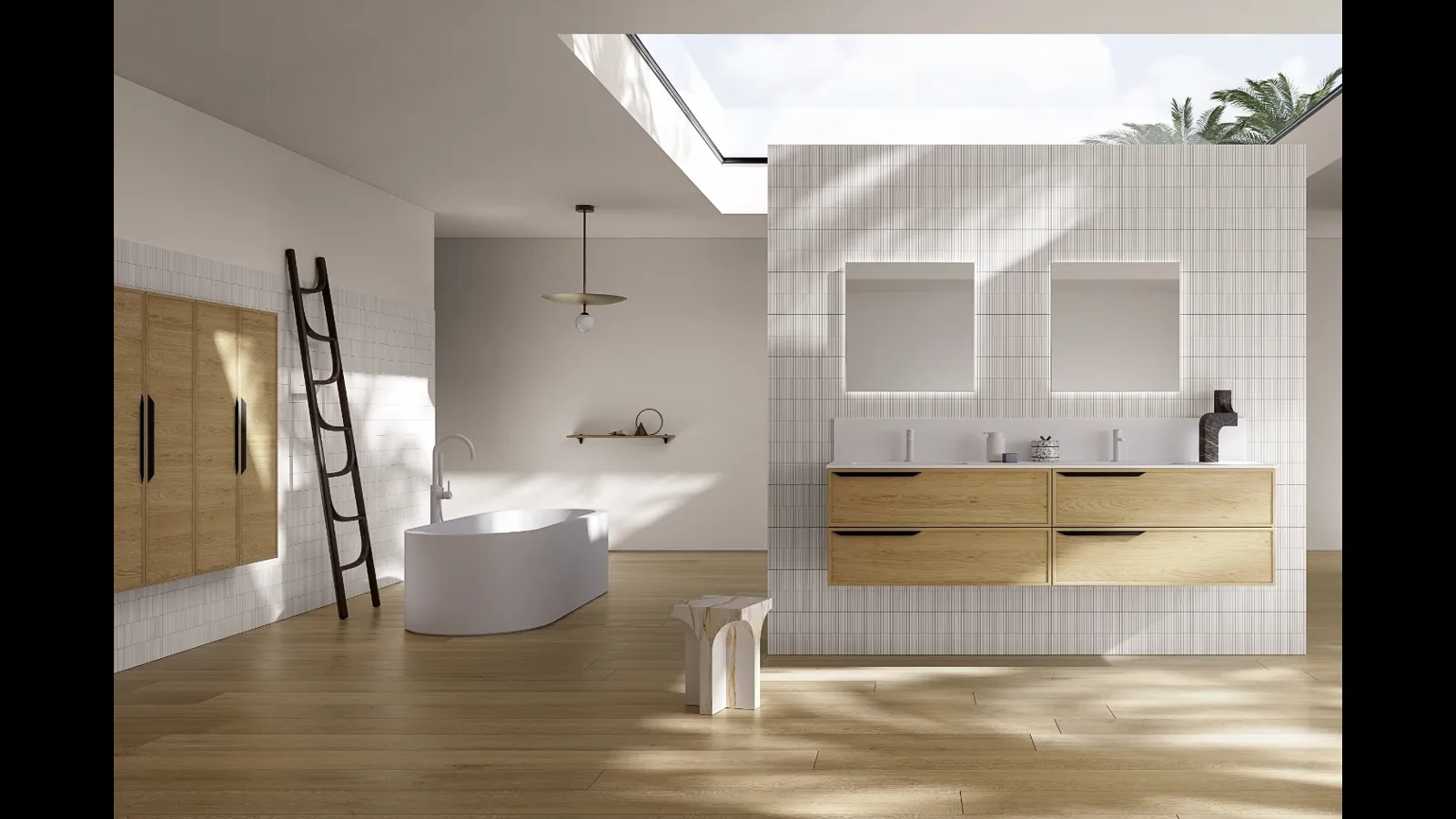 Mobile da Bagno sospeso TABULA TB05 di Compab