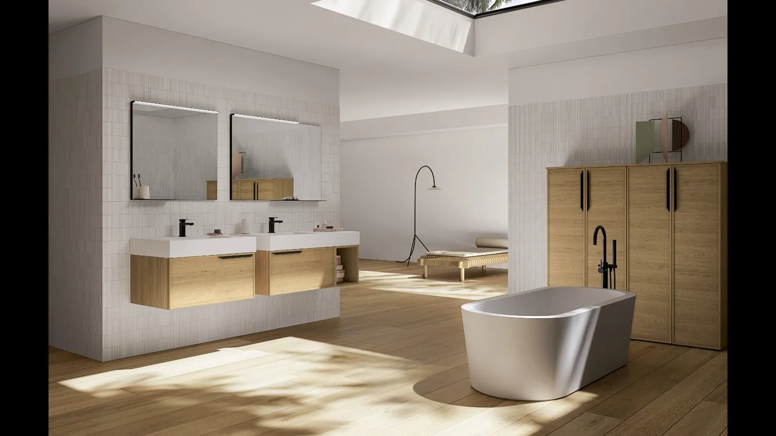 Mobile da Bagno sospeso TABULA TB11 di Compab