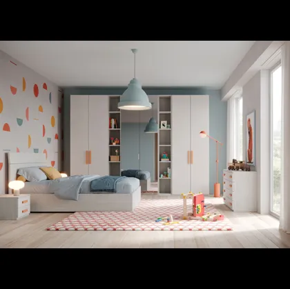 Cameretta componibile Fly CM 363 di Giessegi