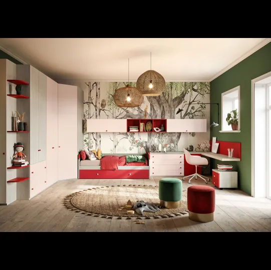 Cameretta su misura Job CM 335 di Giessegi