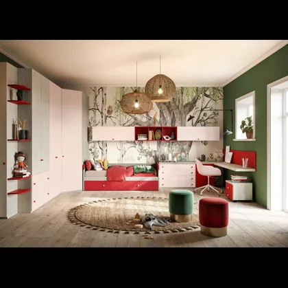 Cameretta su misura Job CM 335 di Giessegi