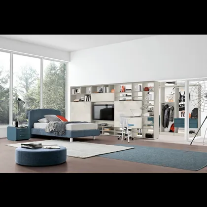 Cameretta con cabina armadio Golf Y05 di Colombini Casa