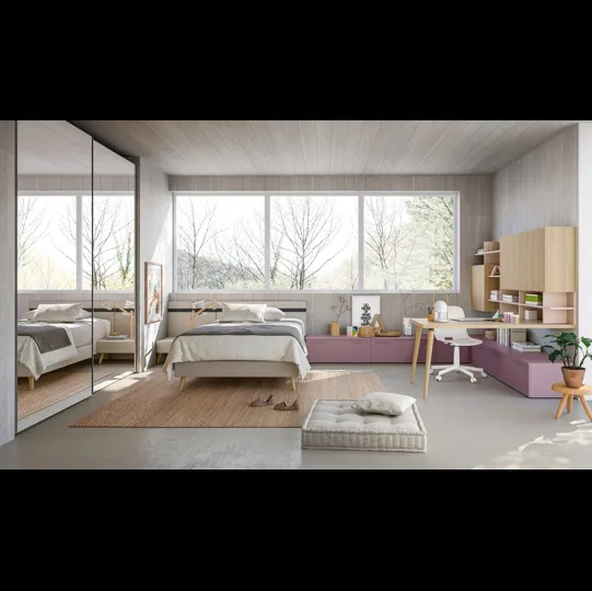 Cameretta Layout 09A di Doimo Cityline