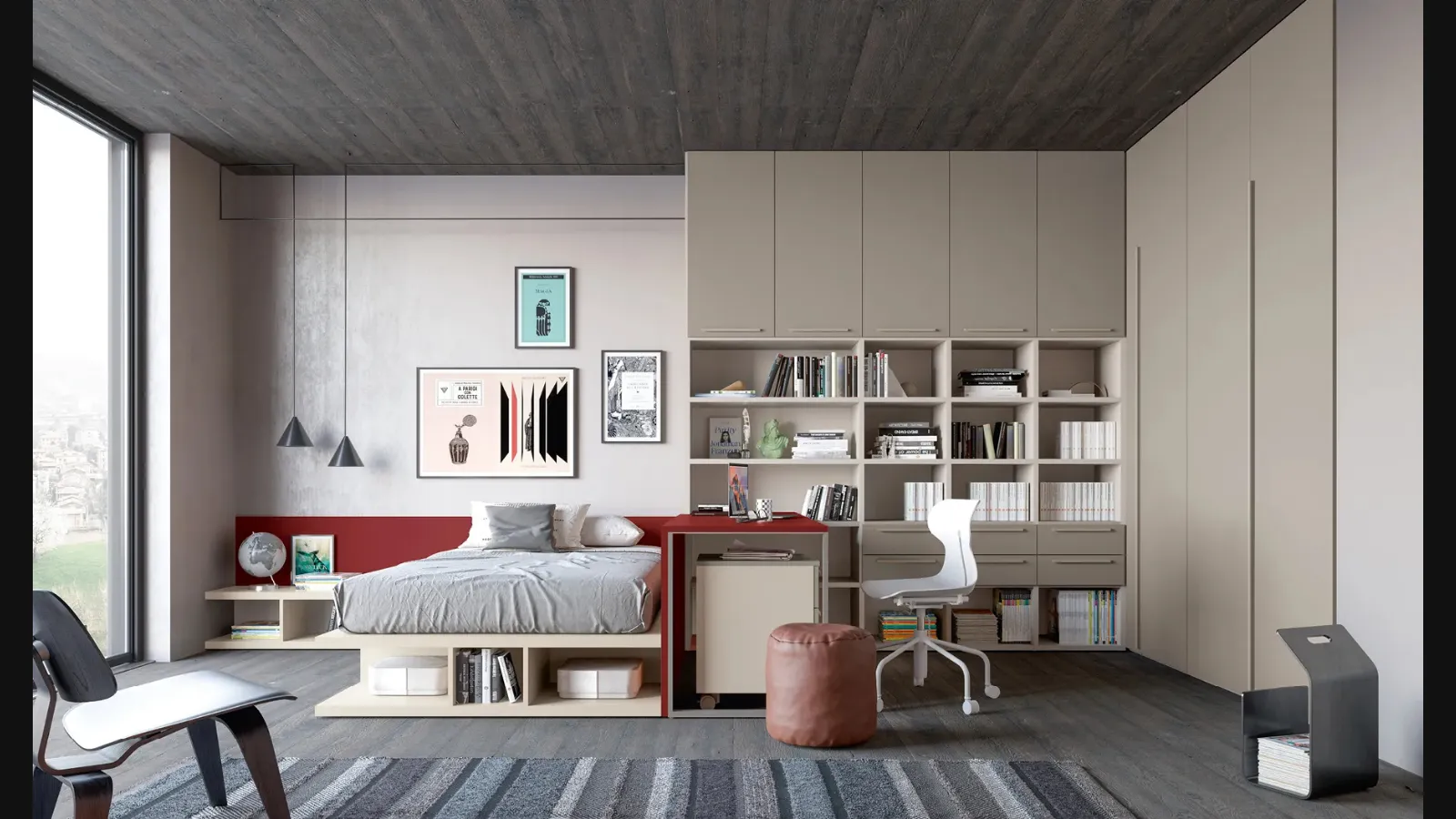 Cameretta Layout 15A di Doimo Cityline