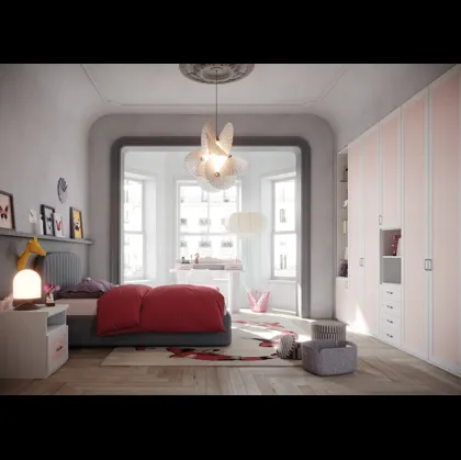 Cameretta componibile Old CM 344 di Giessegi