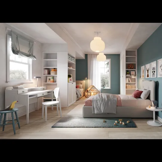 Cameretta componibile Old CM 345 di Giessegi