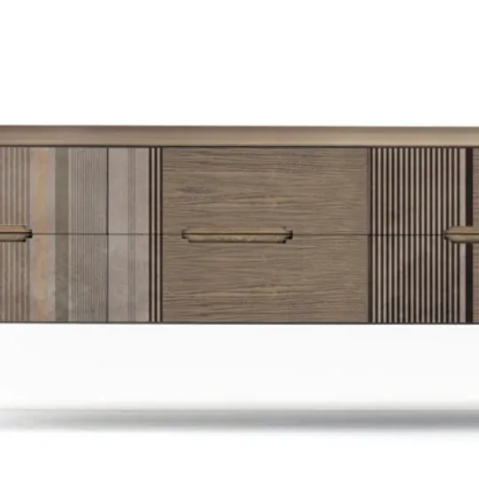 Comò Icon's 102 New Decò V02 in legno con stampa decorativa di Devina Nais