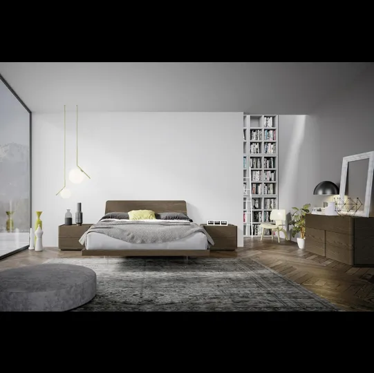 Gruppo Notte Round in legno di Mobilgam