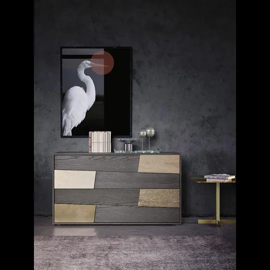 Comò Scacco in legno di Mobilgam