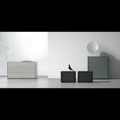 Gruppo Notte Tivoli in laccato o legno di Tomasella