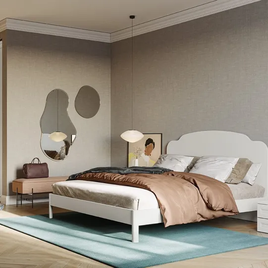 Letto con testiera Arcadia Aida di Colombini Casa