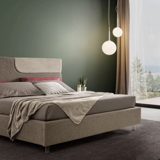 Letto imbottito Giglio di RTL Mobili