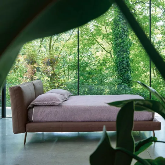 Letto imbottito Kuna di Noctis