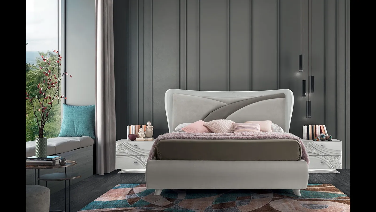 Letto con box contenitore Liz di RTL Mobili