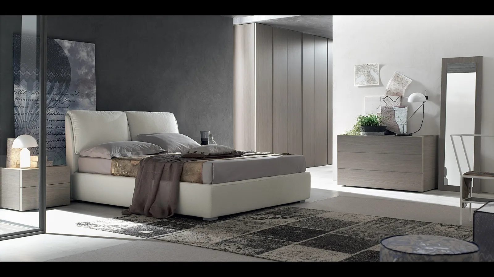 Letto con testiera Ester di Maronese Acf